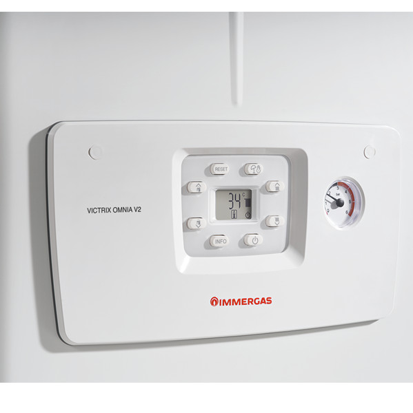 Газовый котёл Immergas Victrix Omnia 25 V2 R, с дымоходом 60/100